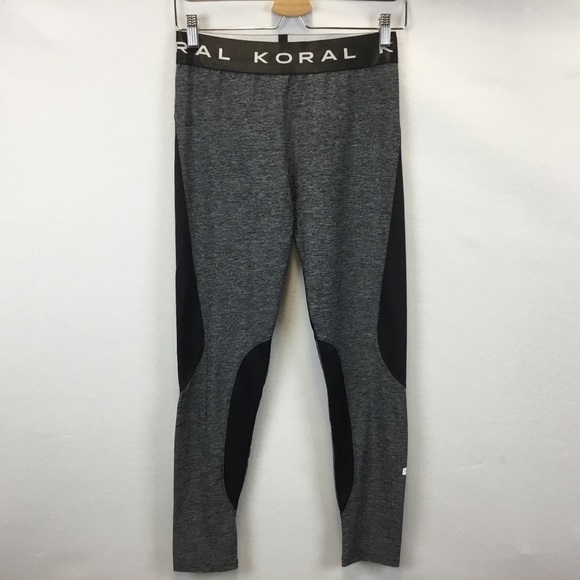 Koral Active Logo Waistband Cropped Leggings - Picture 1 of 10